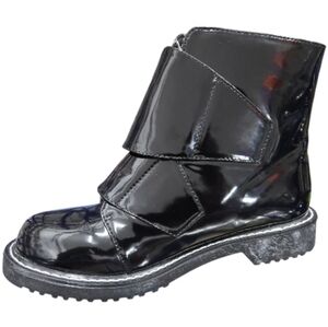 Shellys London BASTELLI Sz 6 BLACK PATENT ANKLE BOOTS